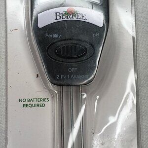 Burpee Electronic Soil Tester For pH And Fertility Testing No Batteries Required